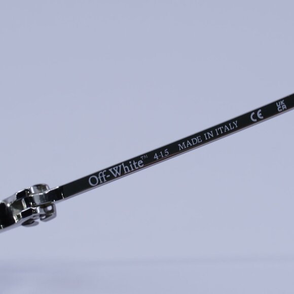 Off-White Off-White OERI14J LOA 7245 Sunglasses Silver Geometric Frame main image 2
